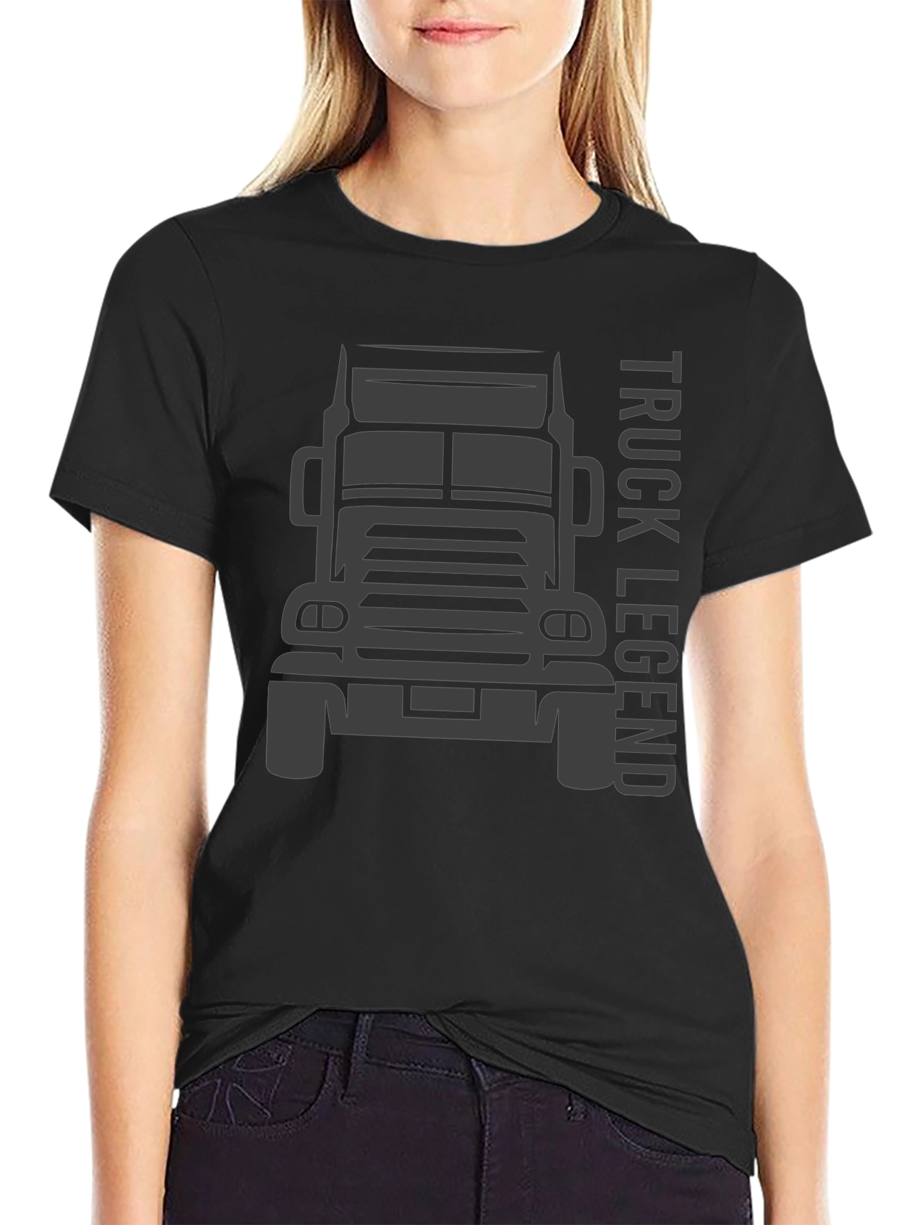 Truck Legend Graphic T-Shirt - Black