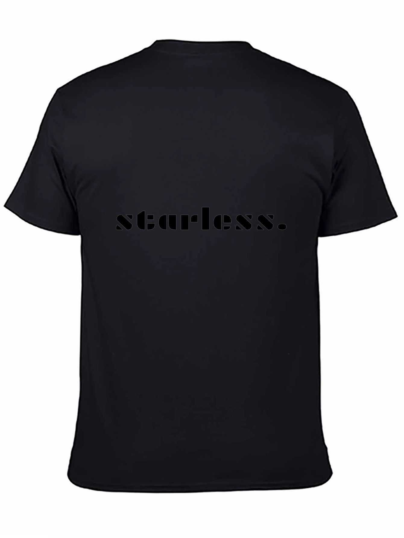Starless Black T-Shirt - Modern Minimalist Design