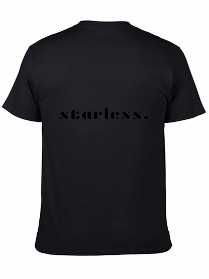 Starless Black T-Shirt - Modern Minimalist Design