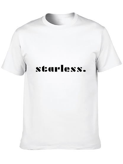 Starless Black T-Shirt - Modern Minimalist Design