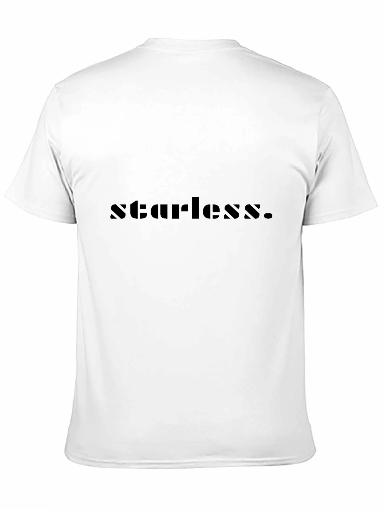 Starless Black T-Shirt - Modern Minimalist Design