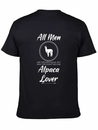 Alpaca Lover Graphic Tee - Finest Men T-Shirt
