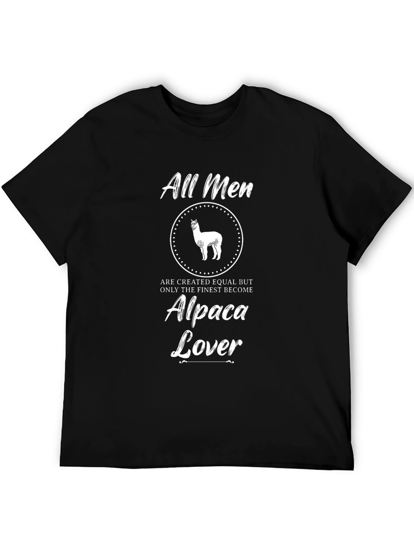 Alpaca Lover Graphic Tee - Finest Men T-Shirt