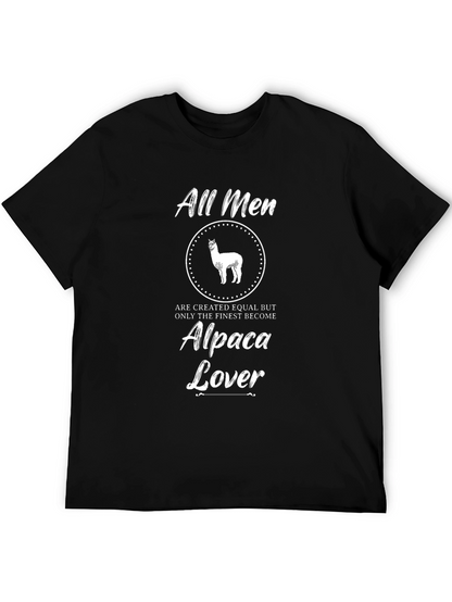 Alpaca Lover Graphic Tee - Finest Men T-Shirt