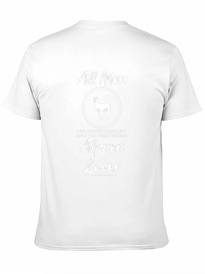 Alpaca Lover Graphic Tee - Finest Men T-Shirt