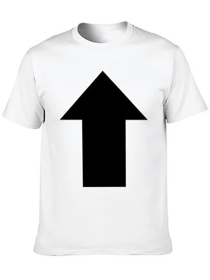 Bold Arrow Graphic Tee - Classic Black Cotton