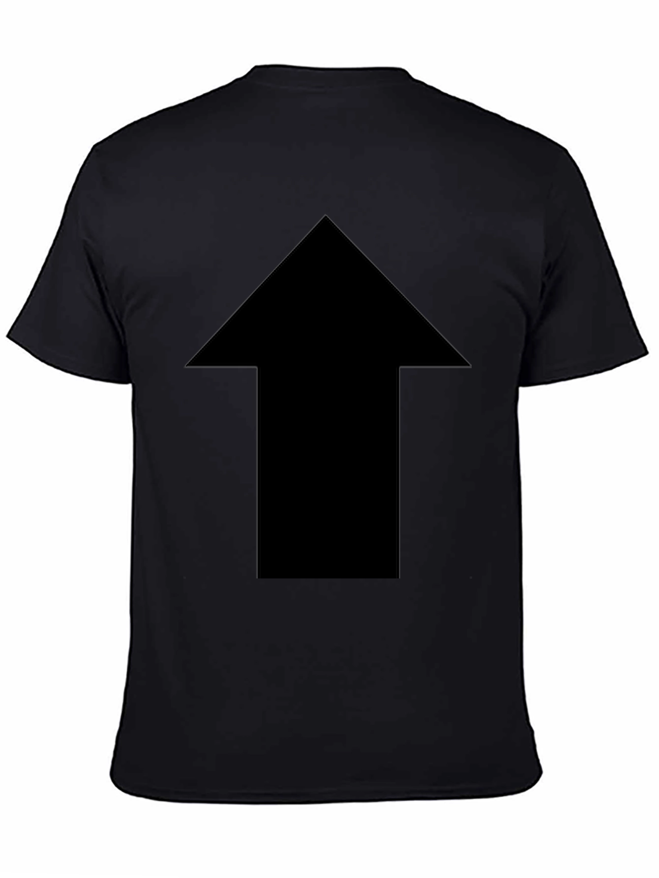 Bold Arrow Graphic Tee - Classic Black Cotton