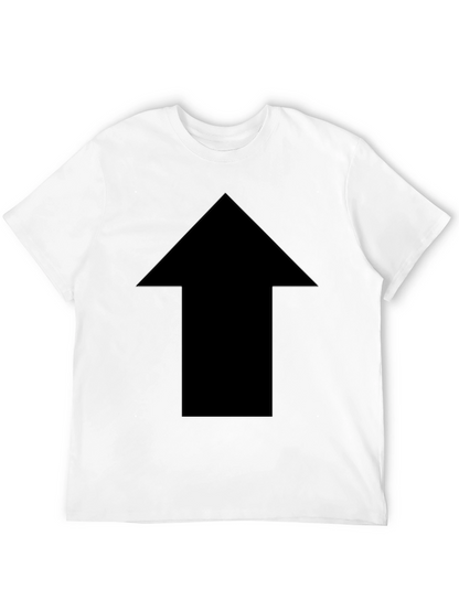 Bold Arrow Graphic Tee - Classic Black Cotton
