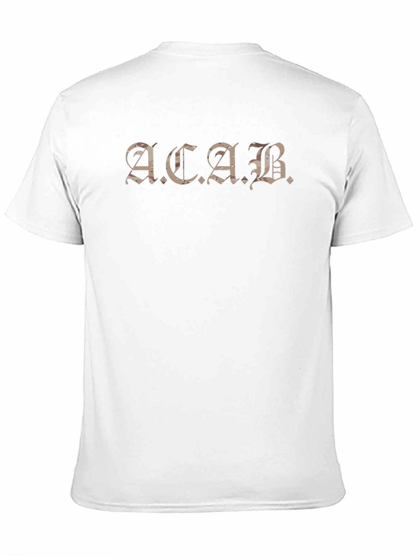 ACAB Graphic T-Shirt - Black Crew Neck Tee