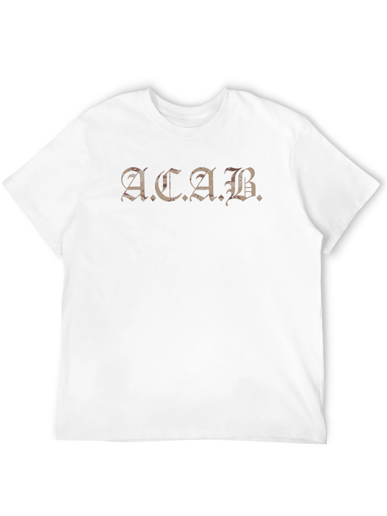 ACAB Graphic T-Shirt - Black Crew Neck Tee