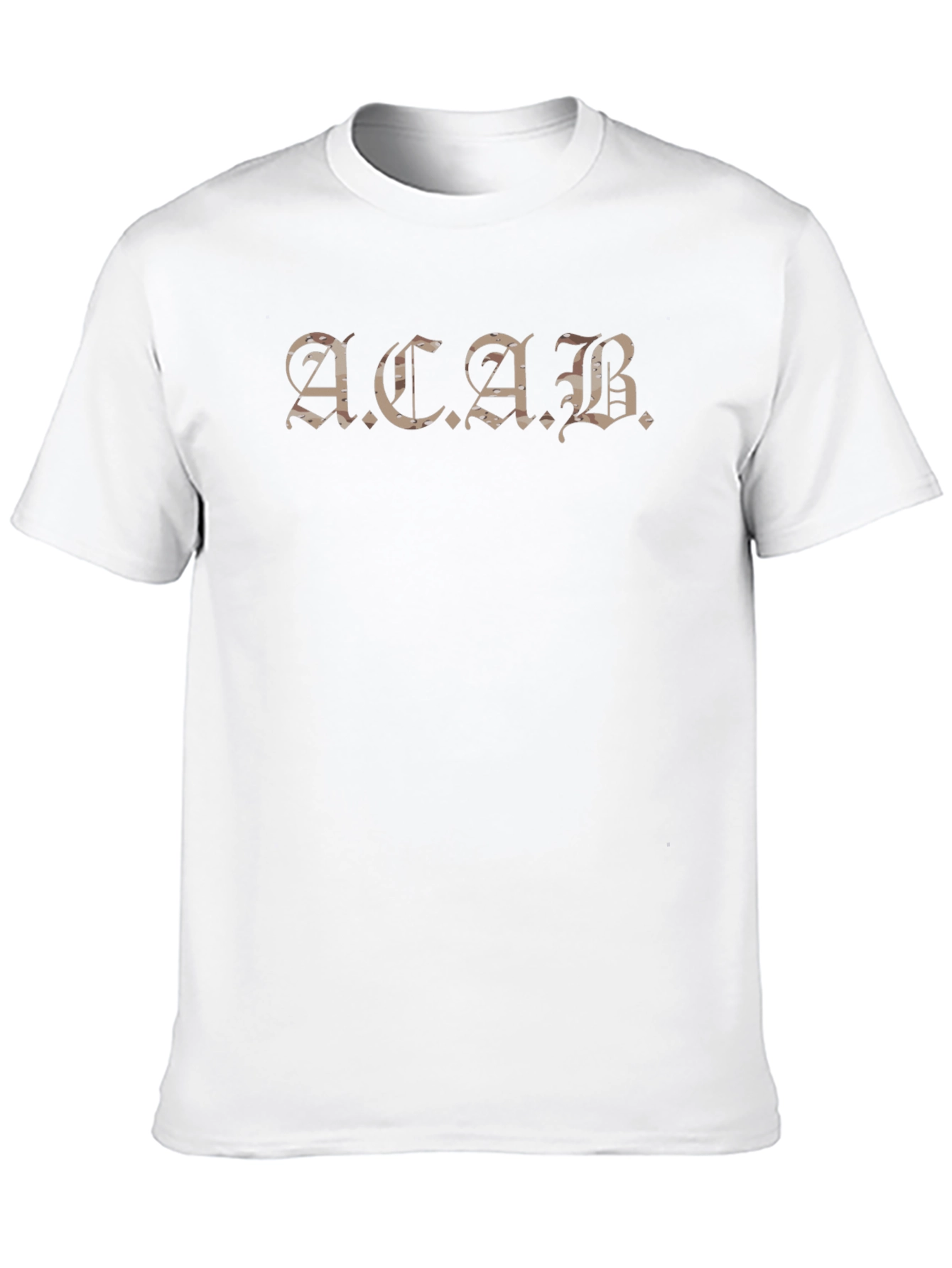 ACAB Graphic T-Shirt - Black Crew Neck Tee