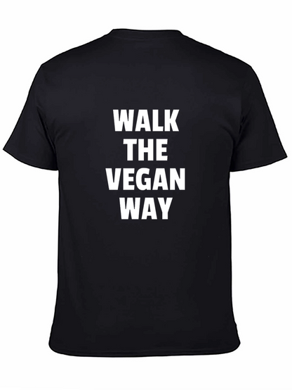 Walk the Vegan Way T-Shirt - Black