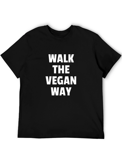 Walk the Vegan Way T-Shirt - Black