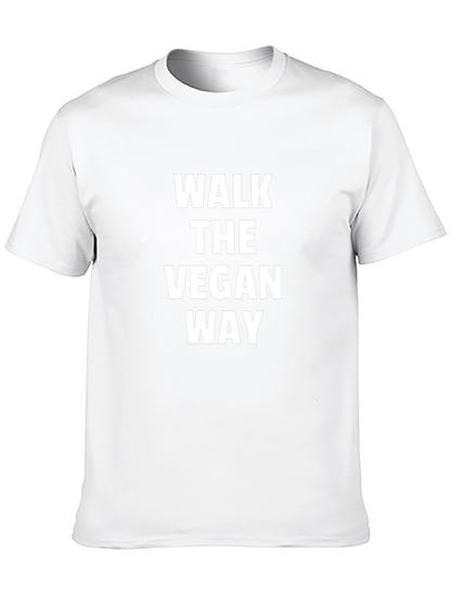Walk the Vegan Way T-Shirt - Black