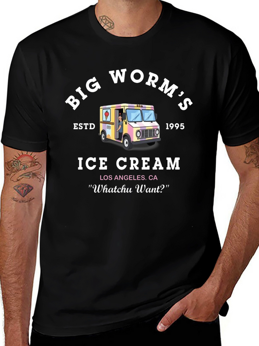 Big Worms Ice Cream T-Shirt - Los Angeles CA