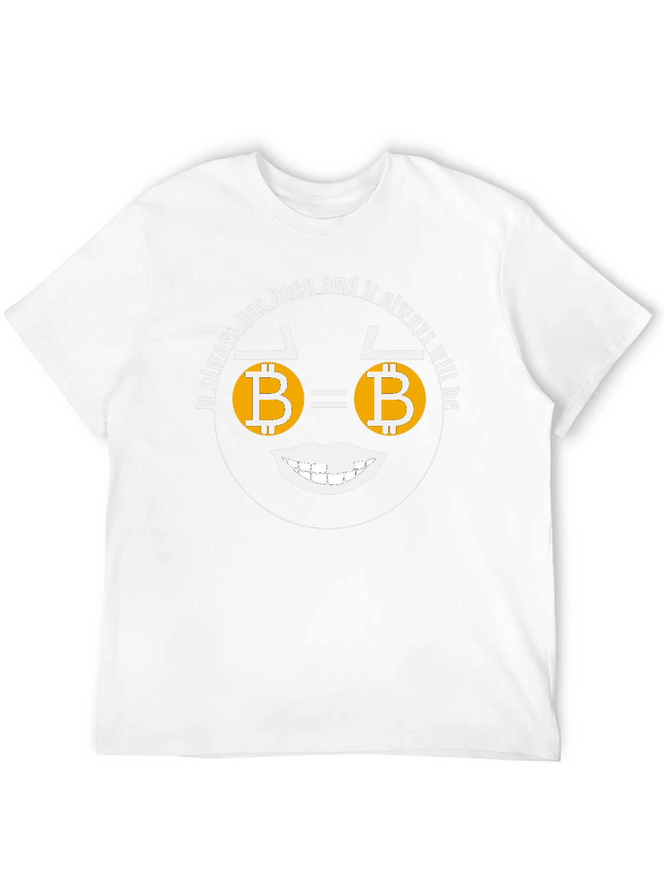 Bitcoin Smile T-Shirt Crypto Currency Tee