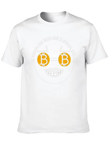 Bitcoin Smile T-Shirt Crypto Currency Tee