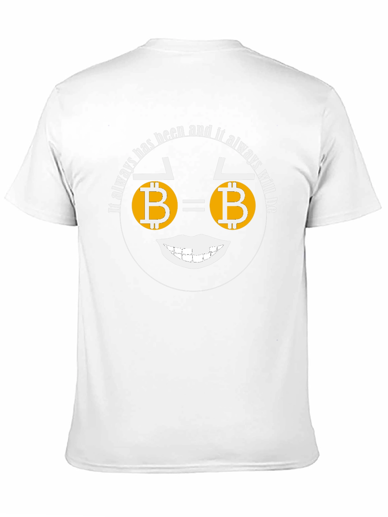 Bitcoin Smile T-Shirt Crypto Currency Tee