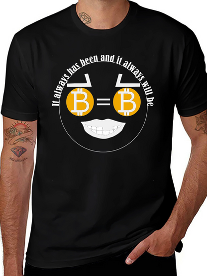 Bitcoin Smile T-Shirt Crypto Currency Tee