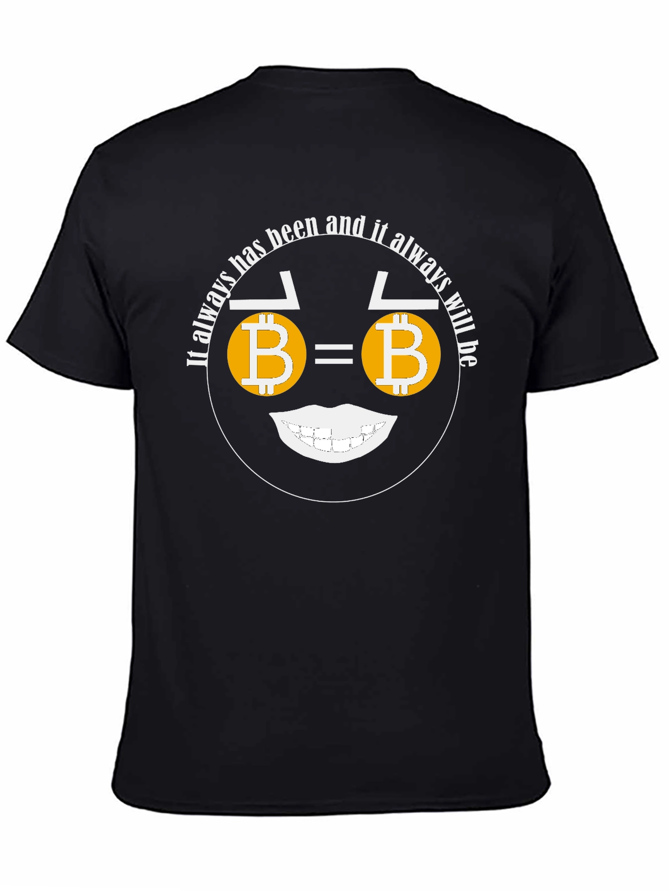 Bitcoin Smile T-Shirt Crypto Currency Tee