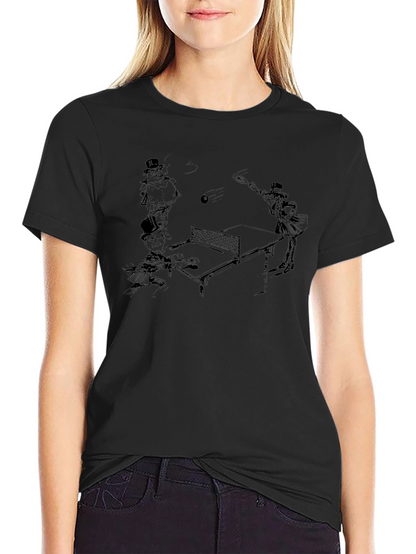 Whimsical Ping Pong T-Shirt - Unique Design