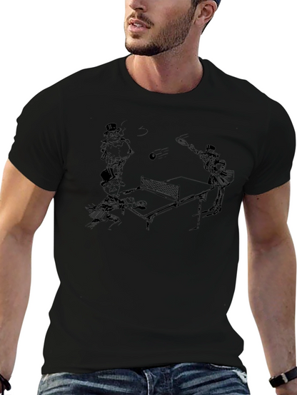Whimsical Ping Pong T-Shirt - Unique Design