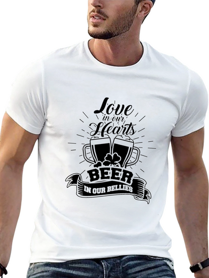 St. Patricks Day Love Beer Black T-Shirt
