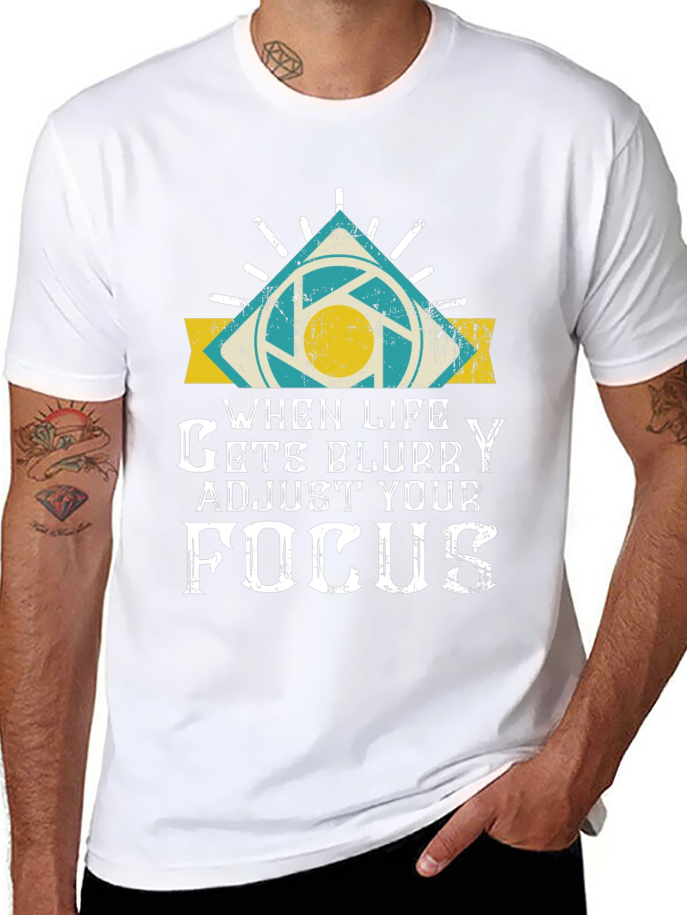 When Life Gets Blurry Focus Graphic T-Shirt
