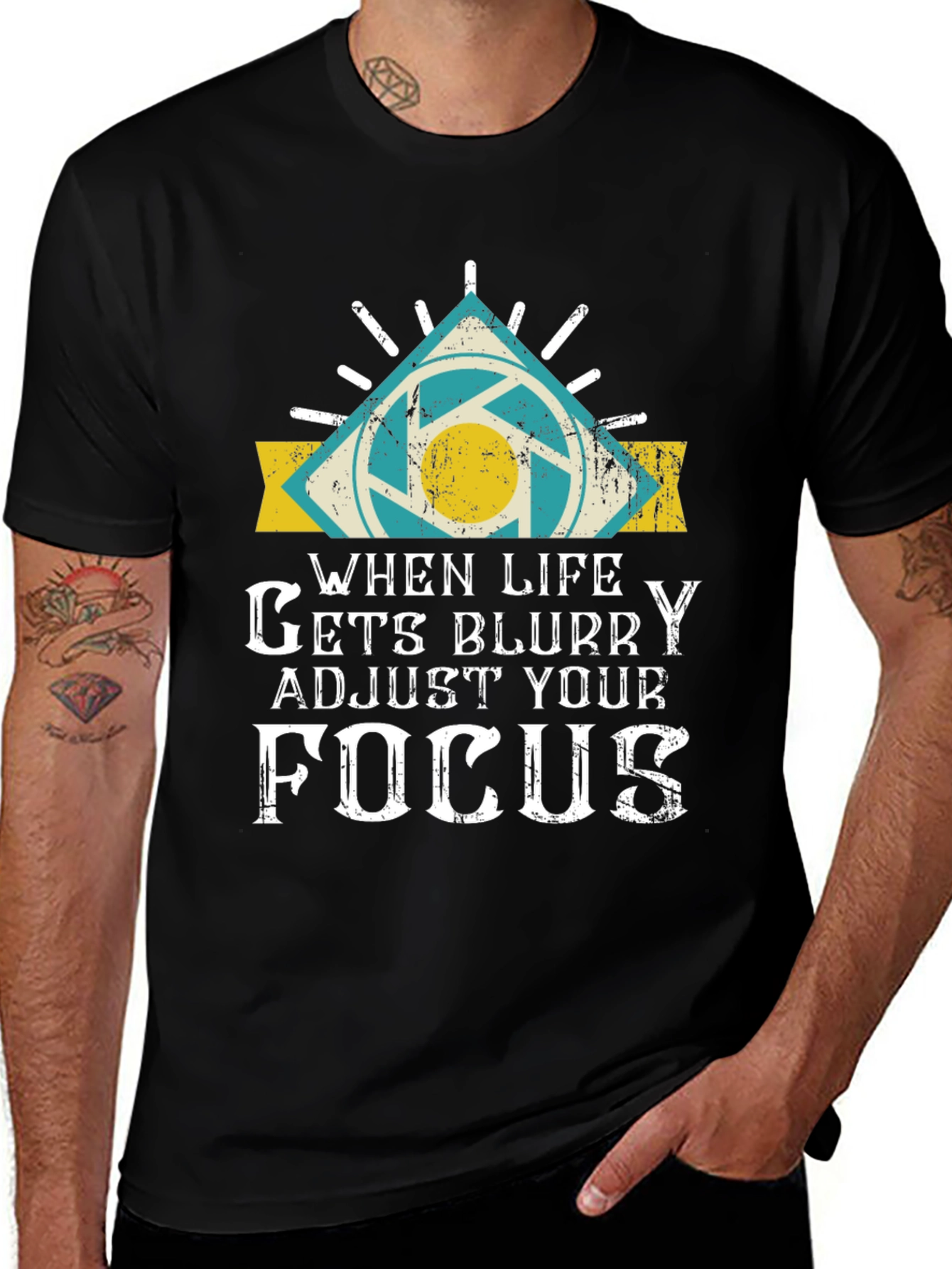 When Life Gets Blurry Focus Graphic T-Shirt