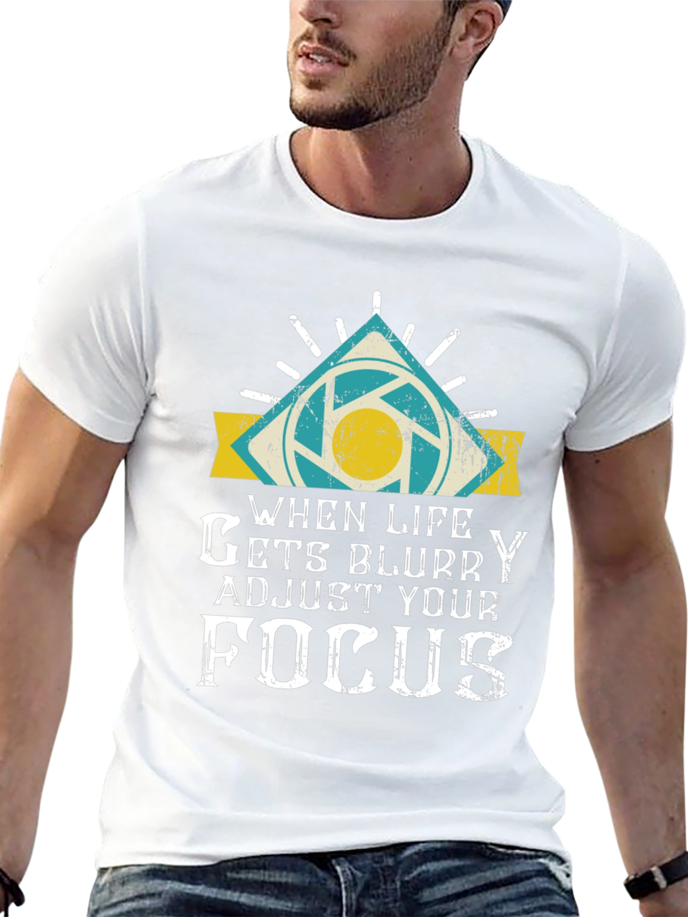 When Life Gets Blurry Focus Graphic T-Shirt