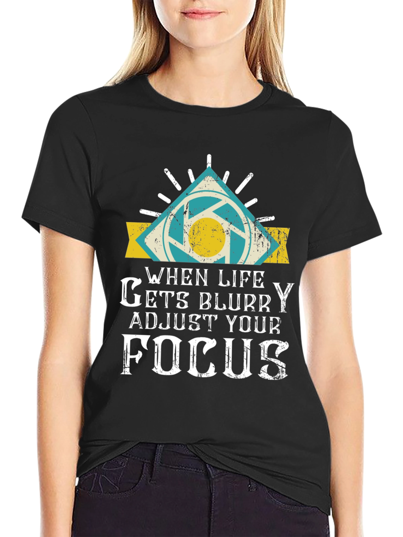 When Life Gets Blurry Focus Graphic T-Shirt