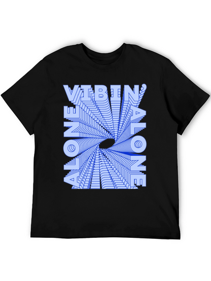 Vibin Alone Graphic T-Shirt - Trendy and Unique