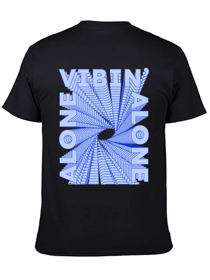 Vibin Alone Graphic T-Shirt - Trendy and Unique
