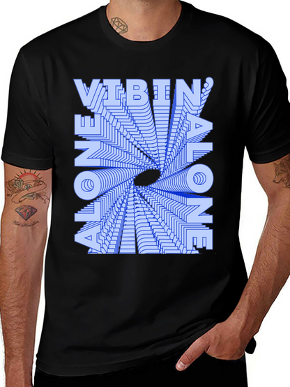 Vibin Alone Graphic T-Shirt - Trendy and Unique