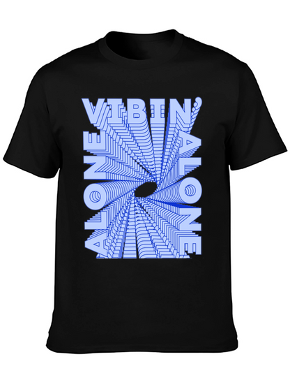Vibin Alone Graphic T-Shirt - Trendy and Unique