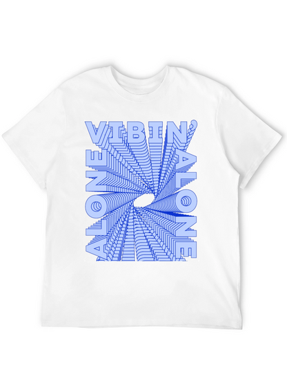 Vibin Alone Graphic T-Shirt - Trendy and Unique