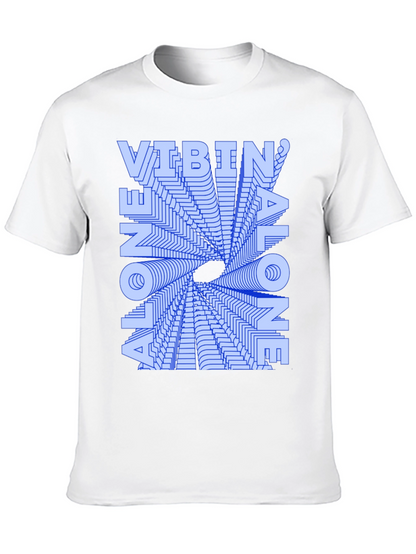 Vibin Alone Graphic T-Shirt - Trendy and Unique