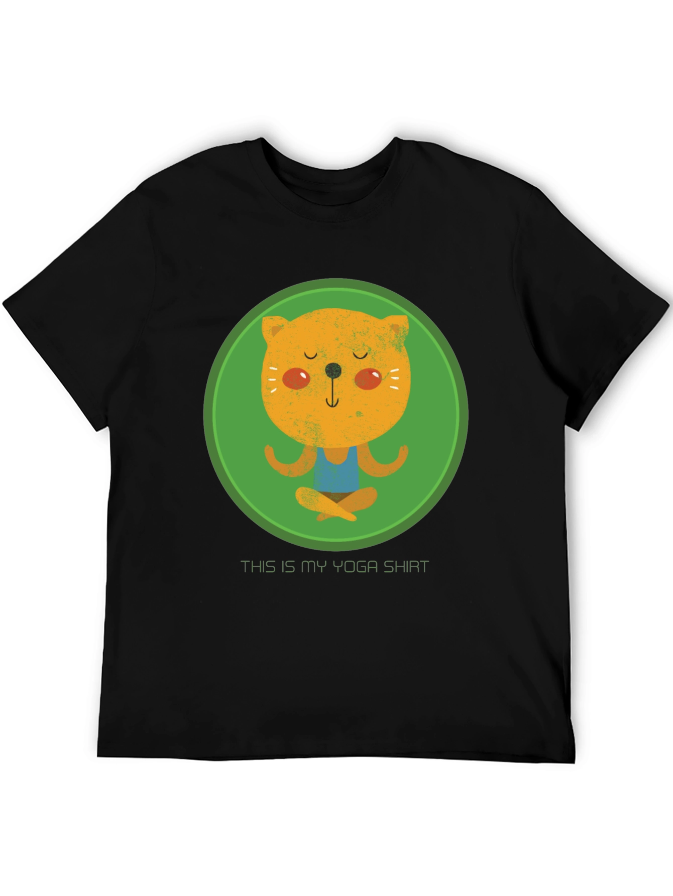 Yoga Cat T-Shirt - Meditating Kitten Tee