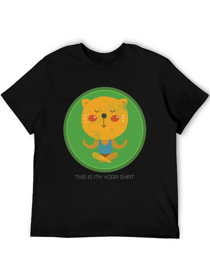 Yoga Cat T-Shirt - Meditating Kitten Tee