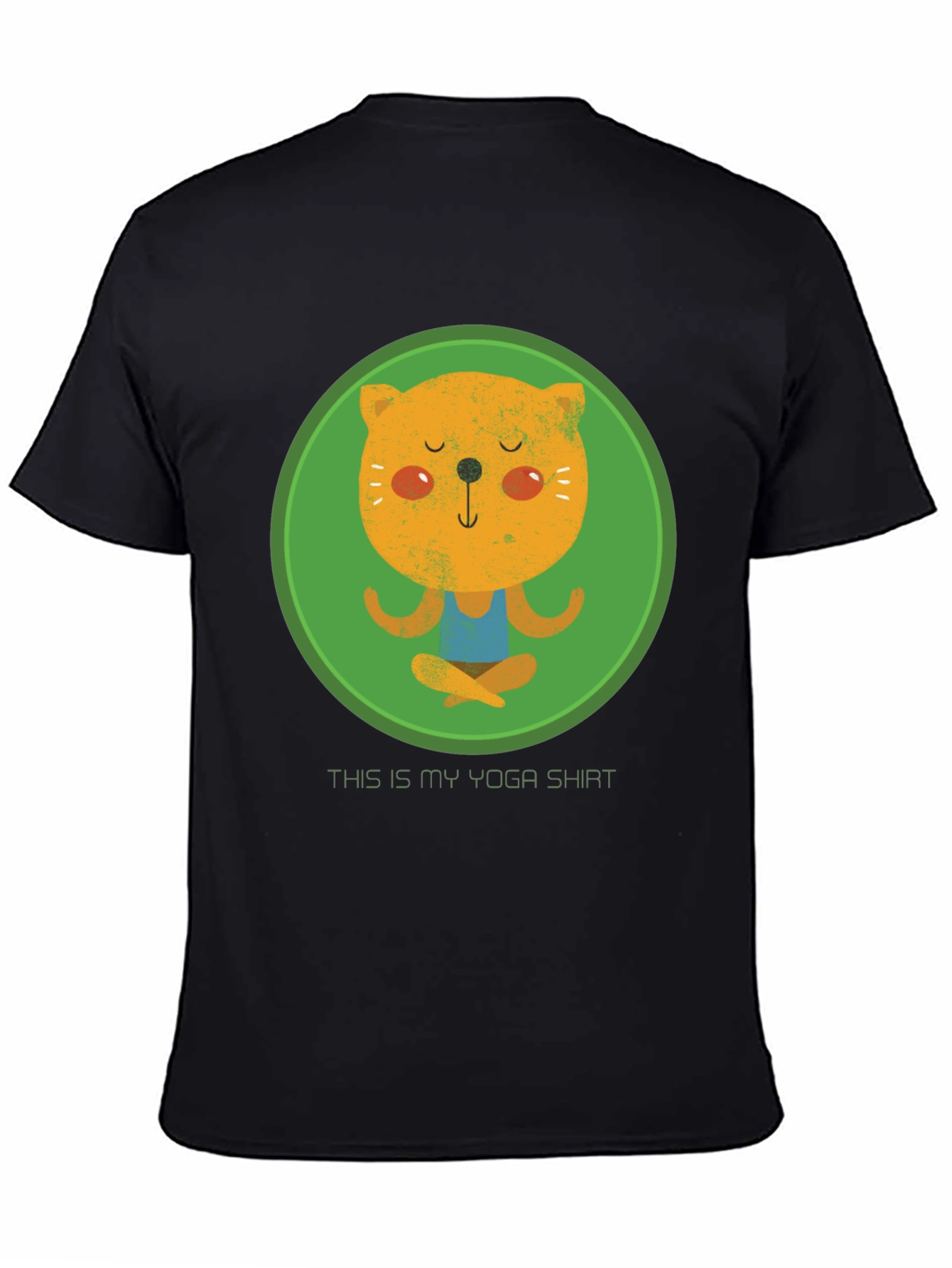 Yoga Cat T-Shirt - Meditating Kitten Tee