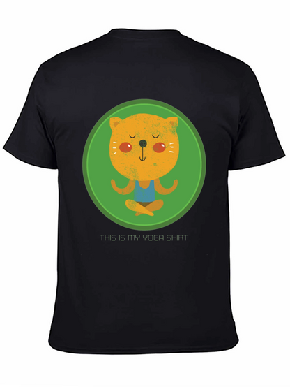Yoga Cat T-Shirt - Meditating Kitten Tee