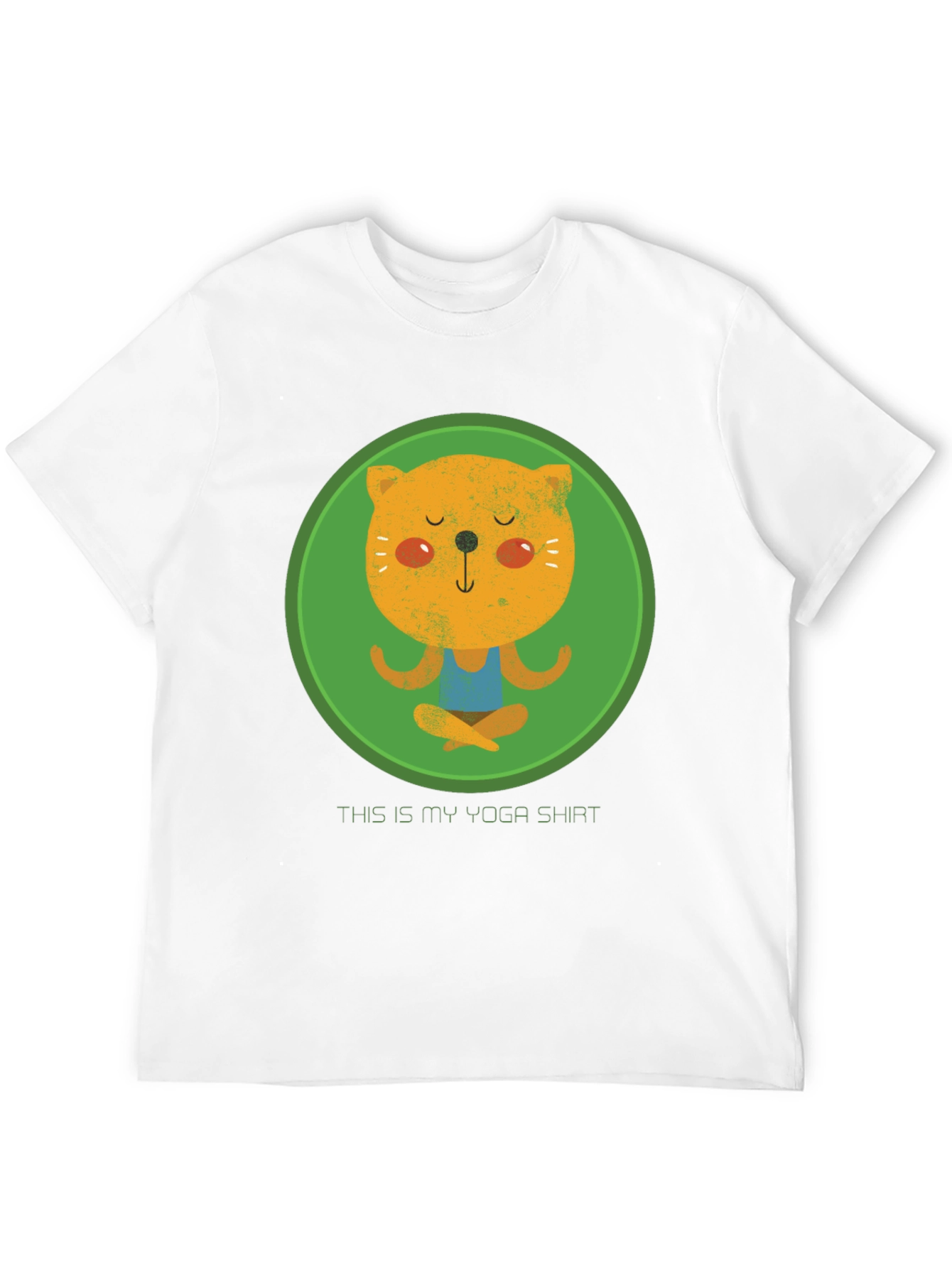 Yoga Cat T-Shirt - Meditating Kitten Tee