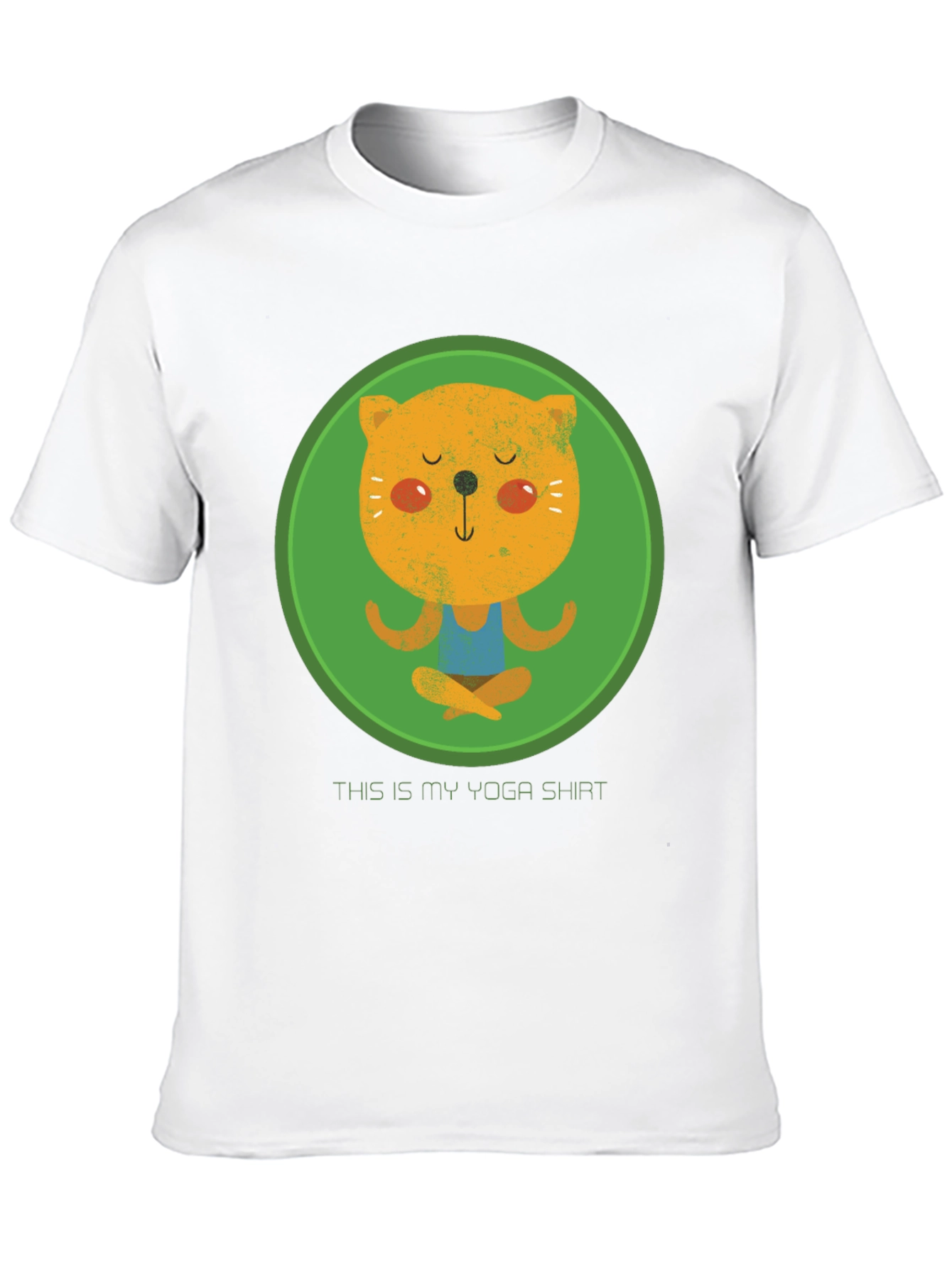 Yoga Cat T-Shirt - Meditating Kitten Tee