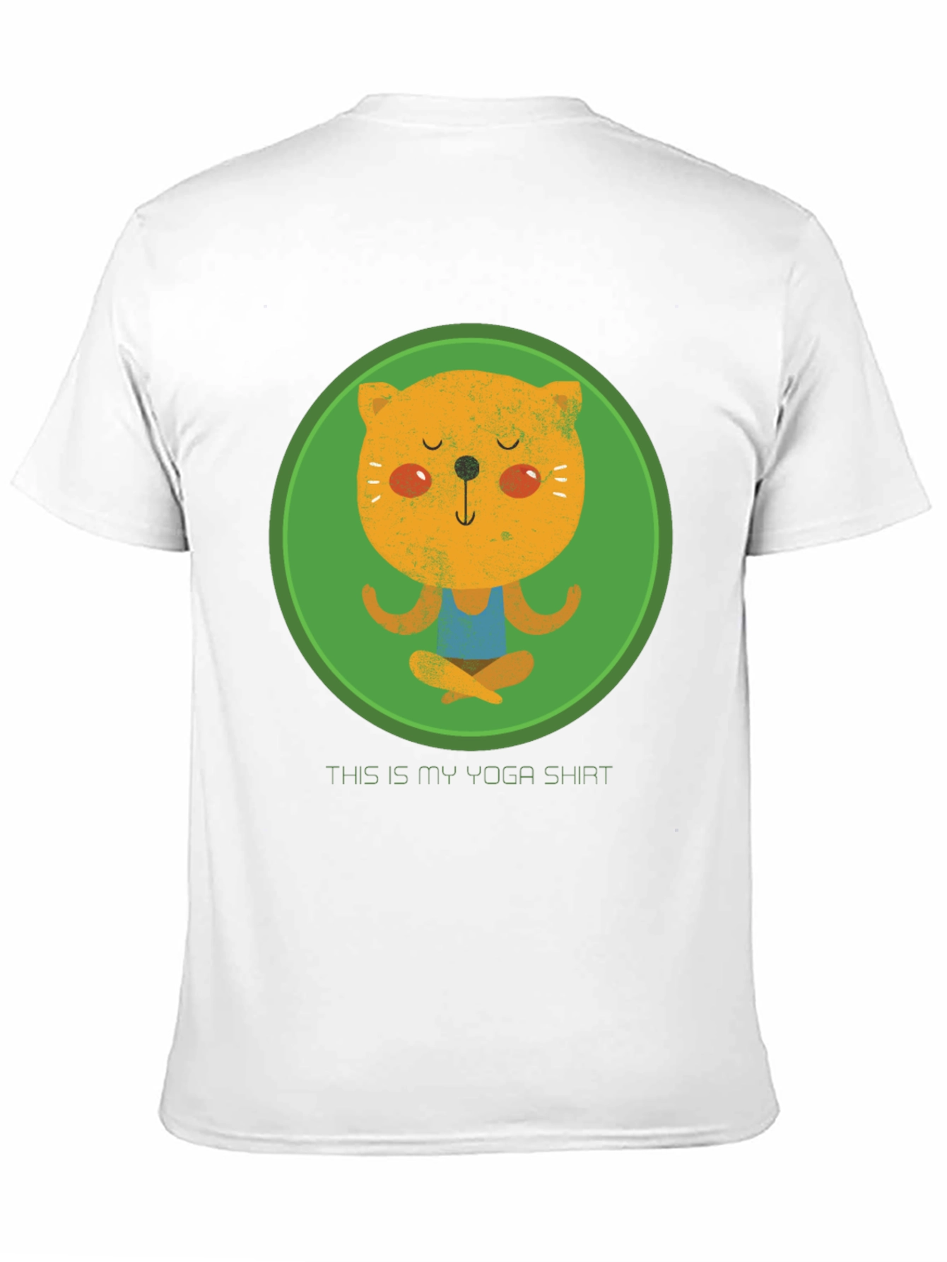 Yoga Cat T-Shirt - Meditating Kitten Tee
