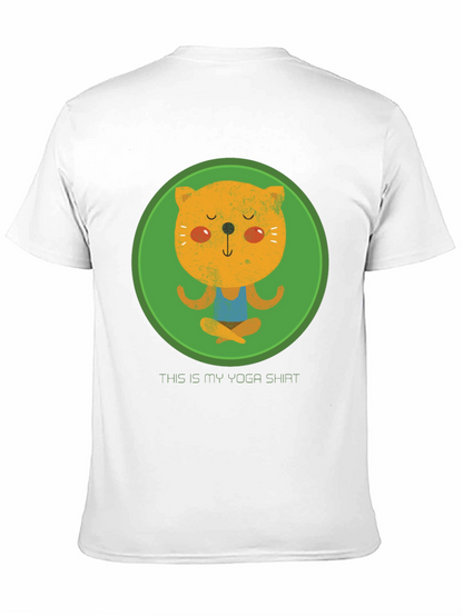 Yoga Cat T-Shirt - Meditating Kitten Tee