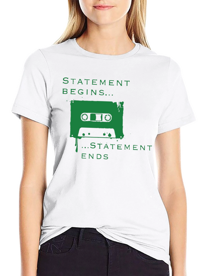 Statement Begins Cassette T-Shirt