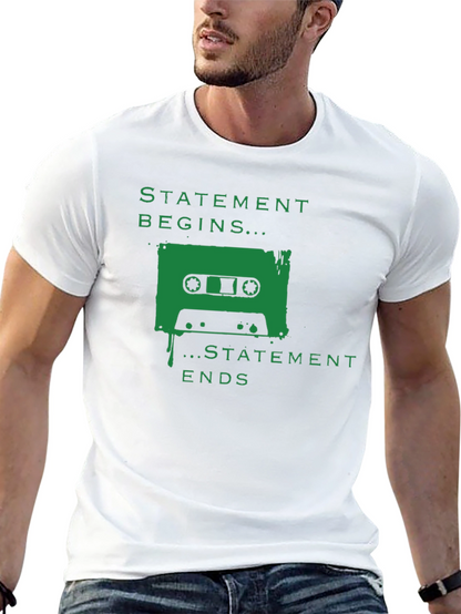 Statement Begins Cassette T-Shirt