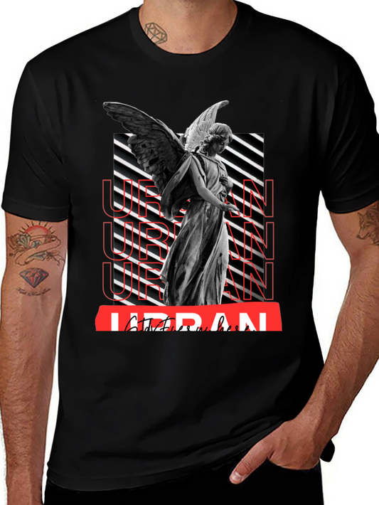 Urban Angel Graphic T-Shirt - Trendy Streetwear