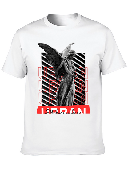 Urban Angel Graphic T-Shirt - Trendy Streetwear