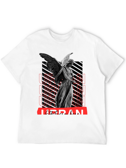 Urban Angel Graphic T-Shirt - Trendy Streetwear